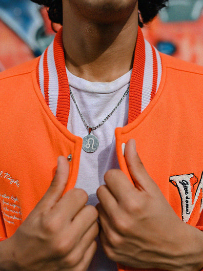 Attitude I DONT GIVE DAMN Varsity Men Jacket