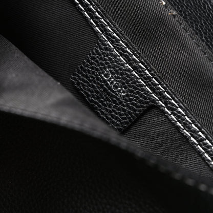 Dior Saddle Crossbody Bag – Black Grained Calfskin with Silver-Tone Hardware