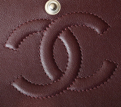 Chanel timeless classic Flap bag silver hardware